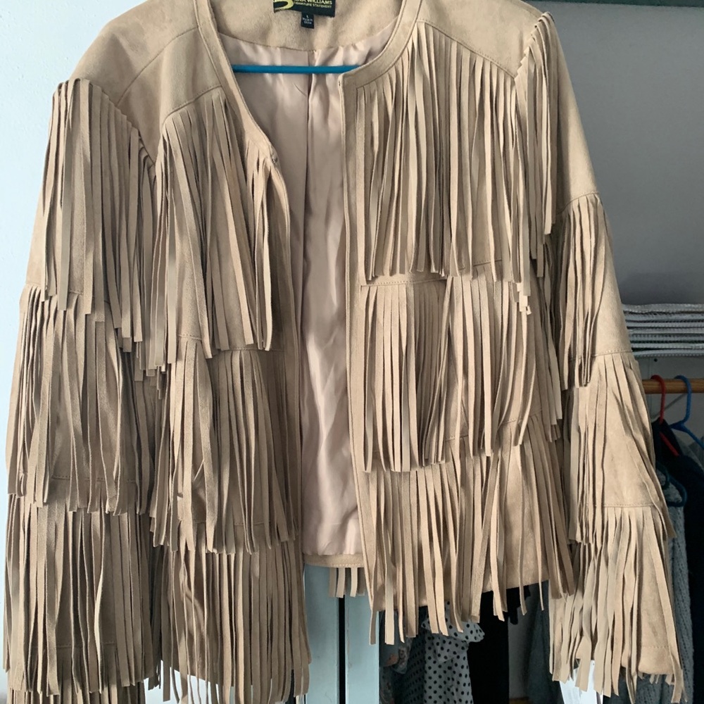 SerenaWilliams Signature Faux Fringe Jacket
